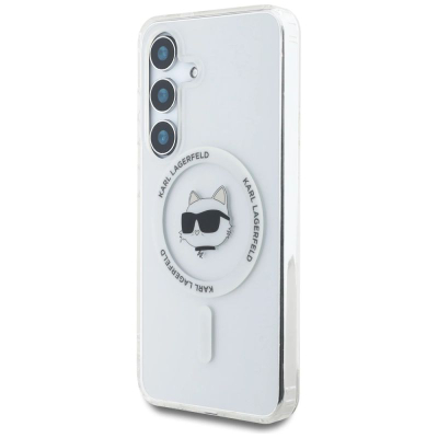 Mbrojtëse telefoni Karl Lagerfeld Choupette MagSafe, për Samsung Galaxy S25+, transparente