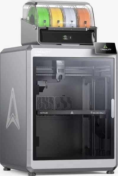 3D печатач Creality K2 Plus Combo, повеќебоен, голем волумен на печатење, црн