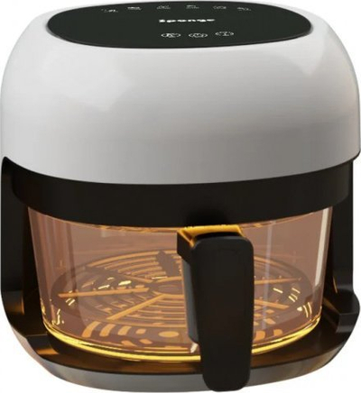 Fritezë ajri Sponge Glass, 4L, 1000W, e bardhë e zezë