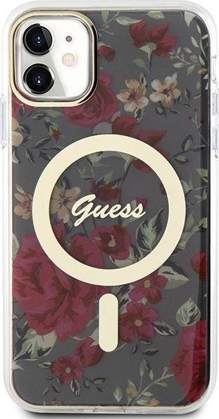 Kllëf telefoni Guess GUHMN61HCFWSA për iPhone 11/XR, me MagSafe, jeshile khaki