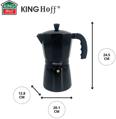 French press KINGHOFF KH-1885, 600 ml, керамика, за индукција