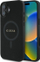Kapak telefoni Guess GUHMP16SPSAHMCK Saffiano, për iPhone 16 6.1", MagSafe, i zi