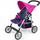 Колица за кукли Milly Mally Natalie Prestige, за кукли до 50 cm, со преклоплива капа, розова со сина
