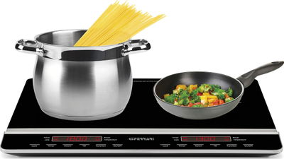 Pllakë gatimi me induksion G3Ferrari G10138, 2 zona, 1800W, e zezë