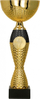 Kupë sportive Victoria Sport Metal Cup, 25cm, ari me të zezë