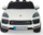 Makine elektrike për kalamaj Injusa Porsche Cayenne Sport, 12V, me telekomandë R/C, e bardhë