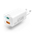 Karikues i shpejtë Hama, GaN, 1x USB-C PD, 1x USB-A QC, mini karikues, 65 W, i bardhë