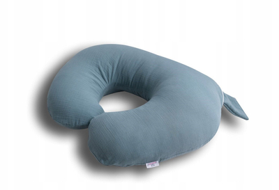 Jastëk pozicional BabyMatex miniRELAX muslin 34, 150x150cm, blu