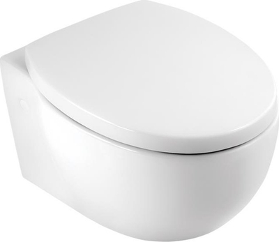 WC dyshemeje Villeroy &amp; Boch Tube, washdown, i bardhë