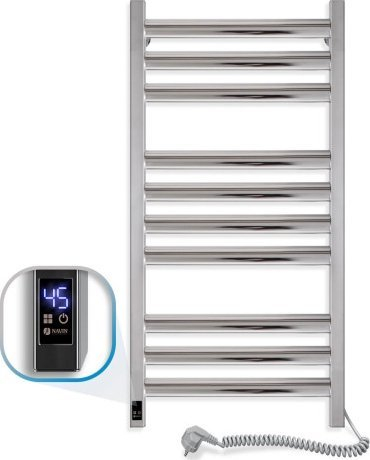 Ngrohës elektrik peshqirësh Navin Ellipse, 500×1000 mm, 130W, krom