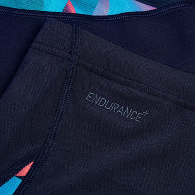 Jammer Noti Speedo Men's Club Training Allover Digi V Cut, Endurance+, темно сина и црвена