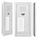 Set domofoni Miwi Urmet Doorphone 6025/442 N, për 2 familje, analog, i zi