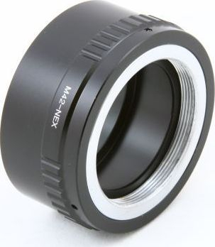 Adapter objektivi Pixco, Sony E për M42, metal, i zi