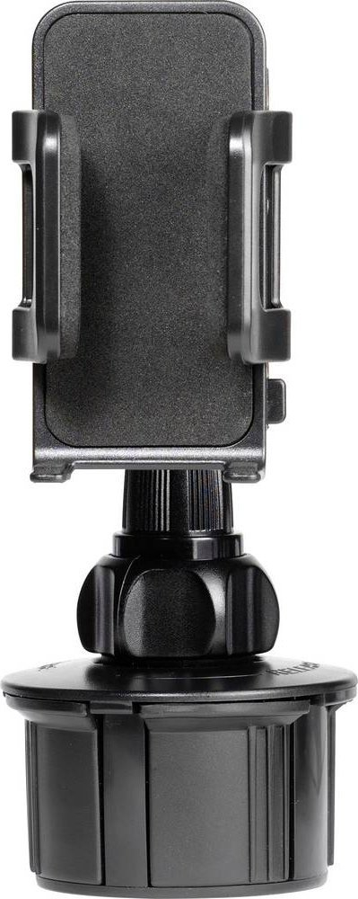 Mbajtëse telefoni për makinë Vivanco Cupholder Assistant, deri 9.8 cm, rrotulluese, e zezë