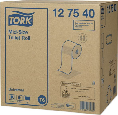 Letër higjienike Tork Universal, 1 shtresë, 27 role, e bardhë