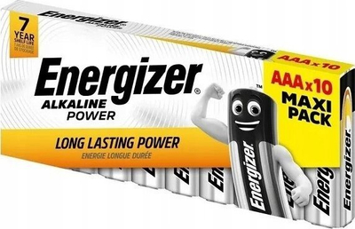 Bateri alkaline Energizer E300171800 AAA, pako me 10 copë