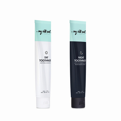 Set pёr dhёmbё My White Secret Day & Night, 2 x 50 ml