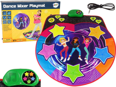 Tapet vallëzimi Leantoys Dance Mat, për fëmijë dhe të rritur, shumëngjyrësh