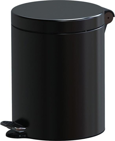 Кофа за отпадоци АЛДА Фридом Фреш, 5L, со педала, црна