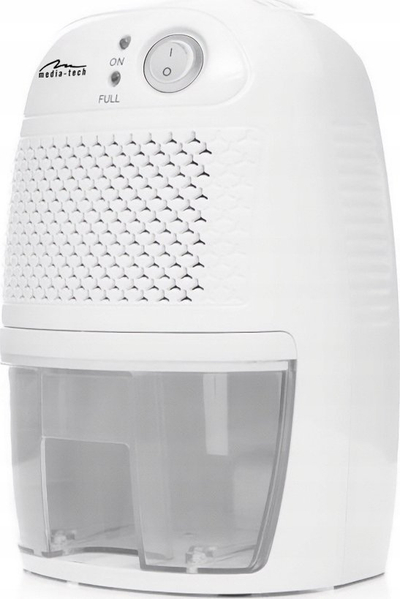 Одвлажнувач Media-Tech Handy Air MT6529, 800 ml, за простории до 20 m², бел