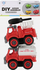 Set lodrash kamion zjarrfikës MEGA CREATIVE 544965, 2 copë, me kaçavidë, i kuq