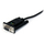 Kabllo adapter USB në serial StarTech me 1 port, RS232 DB9 Null Modem, 1.8m, e zezë