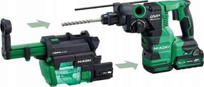 Хемер-шрафцигер Hikoki DH1826DAWPZ, SDS-Plus, 18V 5.0Ah, со куфер