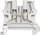 Bllok terminali Legrand VIKING 037160, 2 përçues 2.5mm², për shina TH35, gri