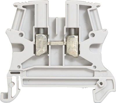 Bllok terminali Legrand VIKING 037160, 2 përçues 2.5mm², për shina TH35, gri