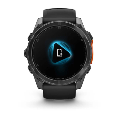 Ora inteligjente Garmin Fenix 8 51mm, ekran 1.4", GPS, e zezë