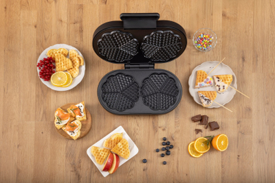 Aparat për waffle Gorenje WM1200B, 1200W, pllaka jo-ngjitëse, i zi
