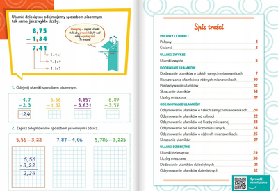 Libër pune matematike Fractions Grades 4-5, për klasen 4 dhe 5, thyesa bazë