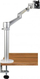 Крака за монитор Spire Arm Basic, 27", монтажа на маса, сребрено-бел