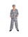 Kostum për të rritur Ciao Inmate 62019, set me 3 copa, për karnavale, bardh e zi