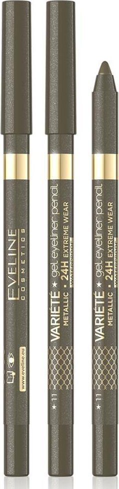 Laps xheli për sy Eveline Variete, waterproof, metalik, khaki