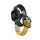 Ремен за паметен часовник Apple Watch AmazingThing Blend, сет 2 парчиња, 45/46/49 mm, нерѓосувачки челик и најлон, црн и жолт