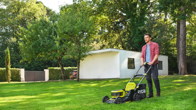 Kositëse bari me bateri Ryobi RY18LX46A 250, 18V, 46 cm, jeshile