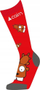 Долги детски чорапи Cairn Spirit J Red Marmot, двојно пакување, бр. 27-30, црвени