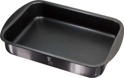 Tepsi pjekjeje BerlingerHaus Carbon PRO Line, 29.5 x 26.5 cm, sipërfaqe titani, e zezë