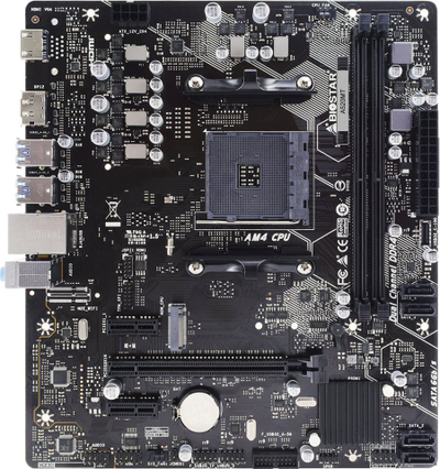 Pлоча Biostar A520MT, AMD A520, лежиште AM4, Micro ATX