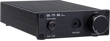Засилувач SMSL Audio SA-160, компактен, црн