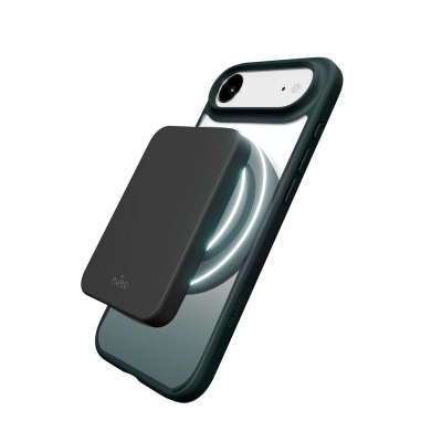 Kapak telefoni Puro Protective Case për iPhone 17 Pro, TPU, transparent, ngjyrë turkeze