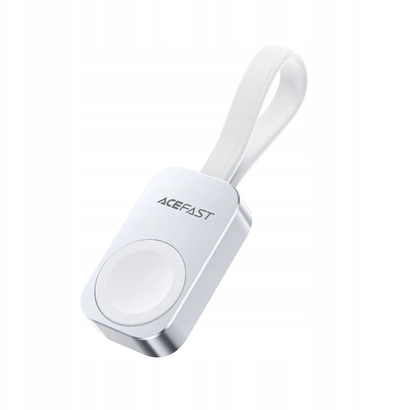 Магнетски безжичен полнач ACEFAST за Apple Watch, 5W, USB C, бел