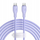 Kabllo USB C në USB C Baseus Pudding, 2m, 100W, vjollcë