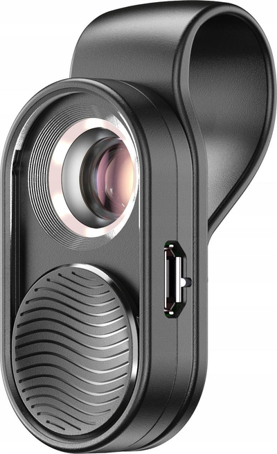 Lentë mikroskopi dixhital për telefon Apexel APL-MS001, 100x zmadhim, LED, e zezë