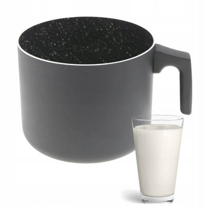 Tenxhere qumështi Odelo Lena, 2.5L, për gaz dhe induksion, ngjyrë argjendtë