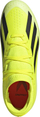 Këpucë futbolli për kalamaj adidas X Crazyfast League FG, për tokë të thatë, tekstil i lehtë, të verdha