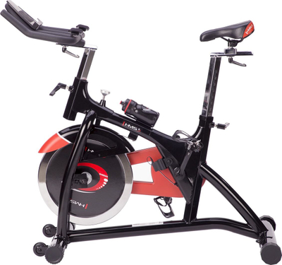 Biçikletë spinning HMS SW8902N, rrotë fluturuese 18kg, deri 120kg, e zezë