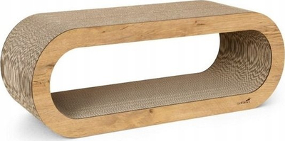 Dërrasë gërvishtëse për mace Gattino Scratching Post 02 Perełka, 75cm, karton i valëzuar, ngjyrë lisi