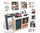 Kујна играчка Smoby Kitchen Island, 23 додатоци, за деца 3+ години, повеќебојна
